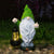 Funny Garden Gnome Decor Outdoor with Solar Lights