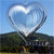 Heart Wind Spinner - 8" Stainless Steel 3D Heart Pattern, Decorative Garden & Home Accessory