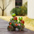 Garden Turtle Outdoor Solar Powered Figurines Decor Statues with 4 LED Lights