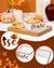 2 Pack Ceramic Mini Candy Dish for Fall Pumpkin Decor