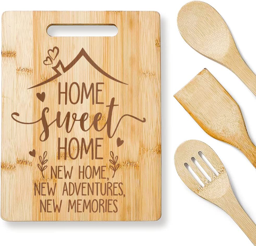 Kitchen Cutting Board, Home Sweet Home Gift for Kitchen