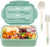 1100 ML Bento Lunch Box For Kids Childrens With Spoon & Fork