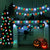 3 Pack Halloween Lights 30Ft 90 LED, 3 in 1 Ghost Pumpkin and Spider String Lights (Each 30LED 10FT)