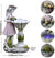 Garden Statue Fairy Resin Decor Sculpture Ornament Figurines with Solar Light