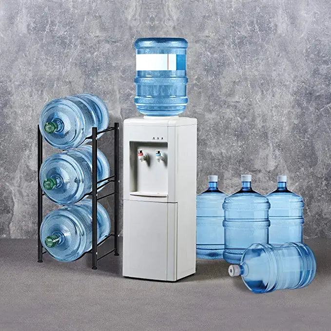 Water Rack Jug Holder Detachable Bottle Storage Gallon 3-Tier Stainless Tier Steel Organizer Heavy Duty Office