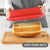 Baking Set Silicone Pans Nonstick Pan, 10 Piece, Red