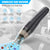 Black Mini Cordless Handheld Vacuum Cleaner with with Rechargeable 2x 2000mAh Batteries for Car Home Interior Cleaning