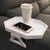 Sofa Tray Table Armrest Clip-On Arm Recliner Organizer Clip White