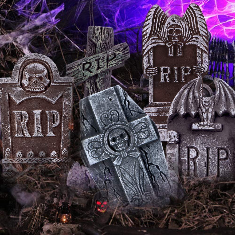 Halloween Decorations 5 Pack Halloween Decorations with 12 Metal Stakes  for Outdoor Yard Decoration