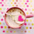 Heart Spoons Shaped Set, 4 Pack Dessert Spoons 6.7" Inches