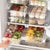 1 Pack Refrigerator Drawer Plastic Storage Organizer Clear Organizer Bins