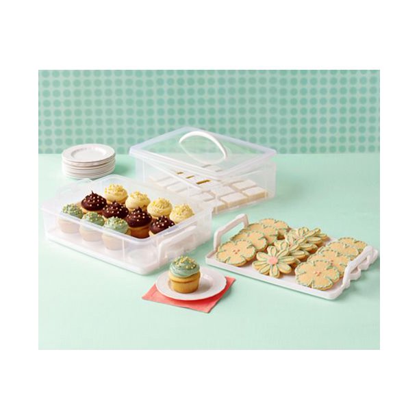 Cupcake Storage Carrier Container Cake Holds 24 Cupcakes