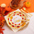 Fall Autumn White and Gold Plates Plastic Plates with Gold Plastic Silverware for 25 Guests