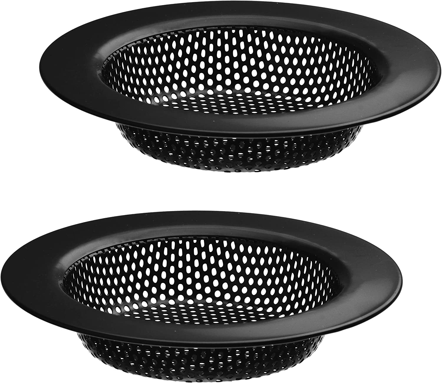 2 Pack Sink Strainer Drain Stainless Steel Large 4.5" Top / 3" Basket