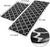 Kitchen Mat Waterproof Mats Rugs Heavy Duty PVC Ergonomic Comfort 2 Pieces, Black