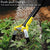 Garden Scuffle Hula Hoe Weeding Tool Hoes - Adjustable Weeding Loop Stirrup Hoe 30-61 Inch Black