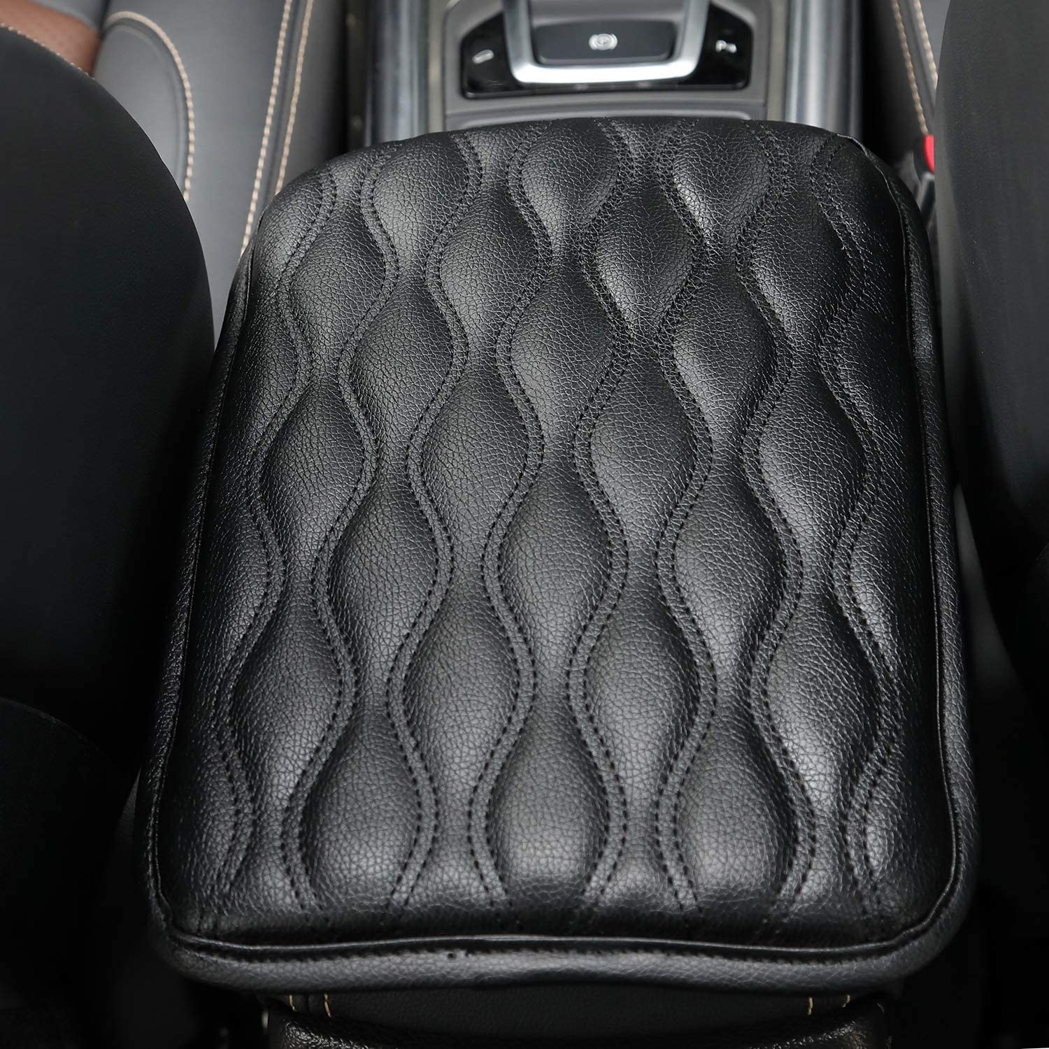 Car Console Cover Armrest Center Pad Waterproof Armrest Cover Center Console Pad for Most Vehicle, SUV, Truck, Car