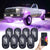 8 Pods Led Rock Lights for Trucks with APP Control Music Mode 120 LEDs, Multilcolor Underglow Lights