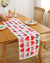 Table Runner Red Pink Heart Valentines Day Table Runner, 72" Long