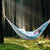 Brazillian Blue Portable Hammock, Cotton Hammock, with Carry Bag for Single, Outdoor, Indoor