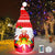 5 Ft Outdoor Christmas Inflatable Giant Blow Up Christmas Gnome with LED Light and Remote