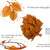 17ft Leaf String Garland Attic Rose Leaves Fall Light Hanging Prelit Vin Pre-Lit Vine