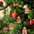 12 Pieces Hanging Gingerbread Man Christmas Ornaments Cookie Tree Christmas Decoration