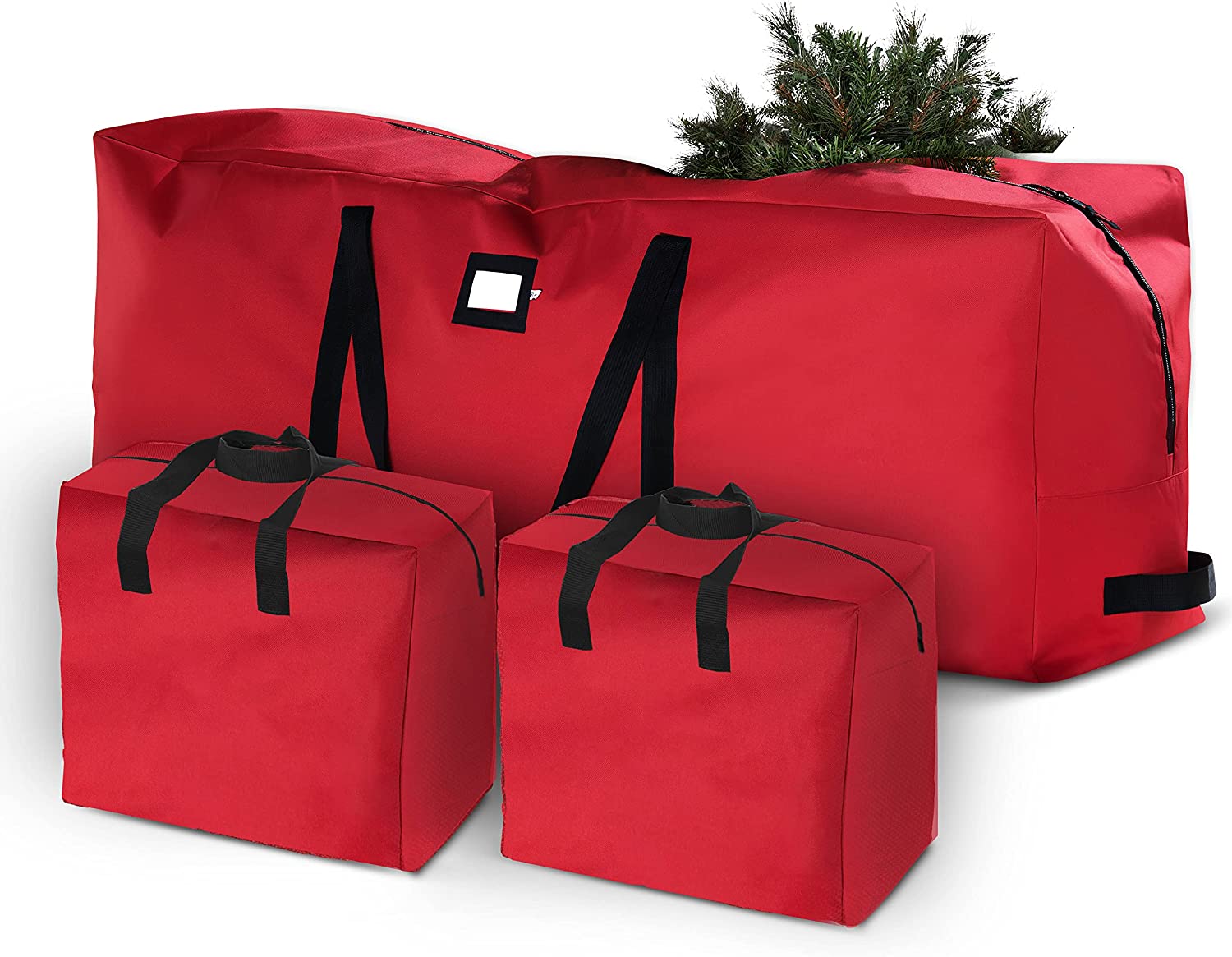 3 Piece Set Christmas Tree Storage Bag and Christmas Garlands Storage Bag