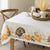 Fabric Tablecloth Printed Autumn Fall Harvest Leaves Tablecloth 60" X 104" Rectangular
