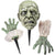 Outdoor Plastic Halloween Decoration Zombie Skull Head and Creepy Hands for Halloween Yard Decor