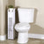 Slim Storage Bathroom Door Home Shelves Tall Toilet Organizer White