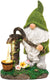 Garden Gnomes Decorations for Yard with Solar Lights 11.4" Inches