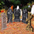 5 Pack Foam RIP Graveyard Tombstones Halloween Decor with 12 Plastic Stakes for Outdoor Indoor