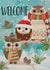 Flag Winter Welcome Garden Christmas Double Sided 12 x 18 Inches