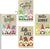 Garden Flag Gnomes Seasonal 4 Pieces Hello Spring Summer Fall Winter Double Sided Burlap House Flag