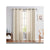 Beige Linen Textured Window Curtains, Light Filtering Drapes Grommet Top 2 Panels (W38 x L84)