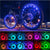 Color-Changing LED Bicycle Light Wheel Accessory for 1 Wheel