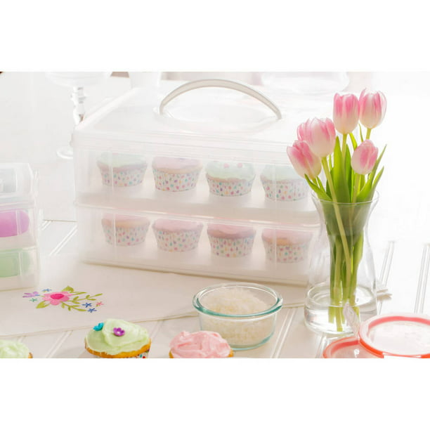 Cupcake Carrier Cake Tupperware Holder