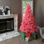 Artificial Pink Christmas Tree 6' with Christmas Tree Metal Stand 1200 Tips