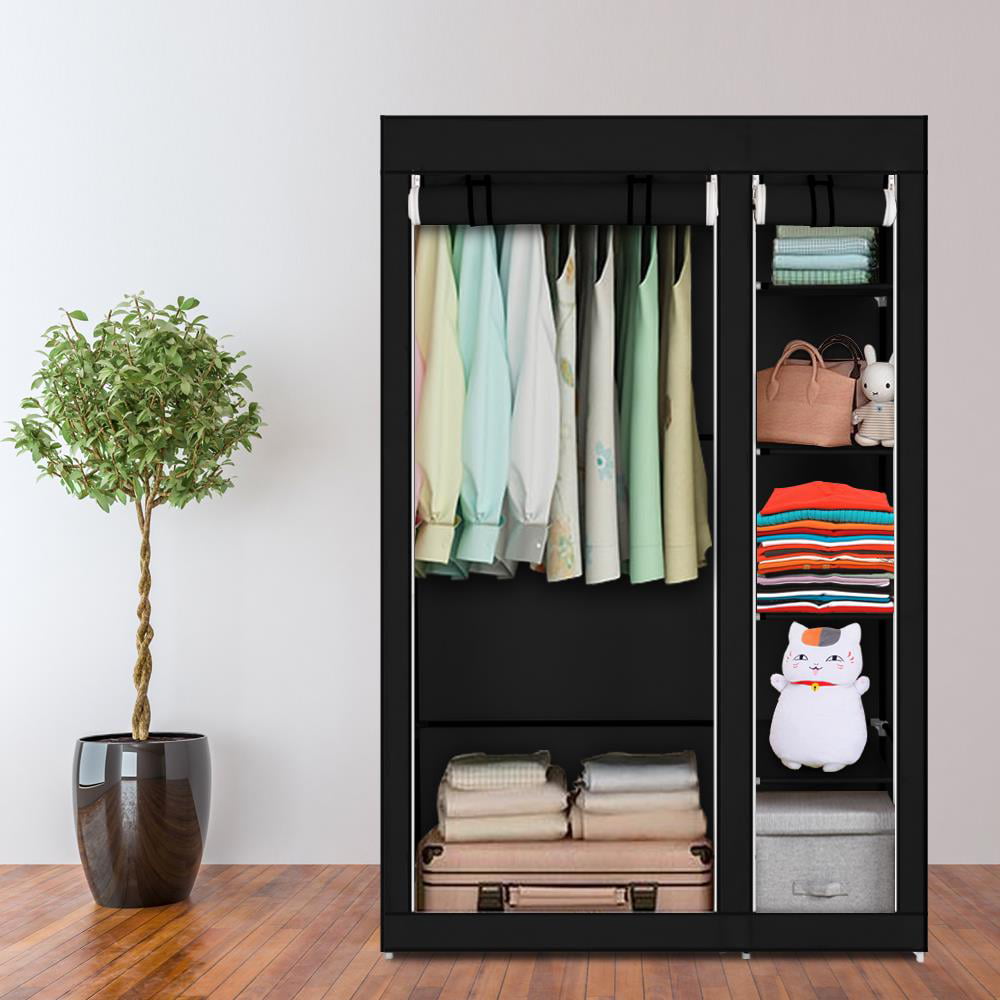 Closet Portable Wardrobe Organizer 67" - Black - with Non-woven Fabric