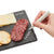 Set of 6 Slate Plate with Chalk Charcuterie Serving Board, Black, 6 x 9 In