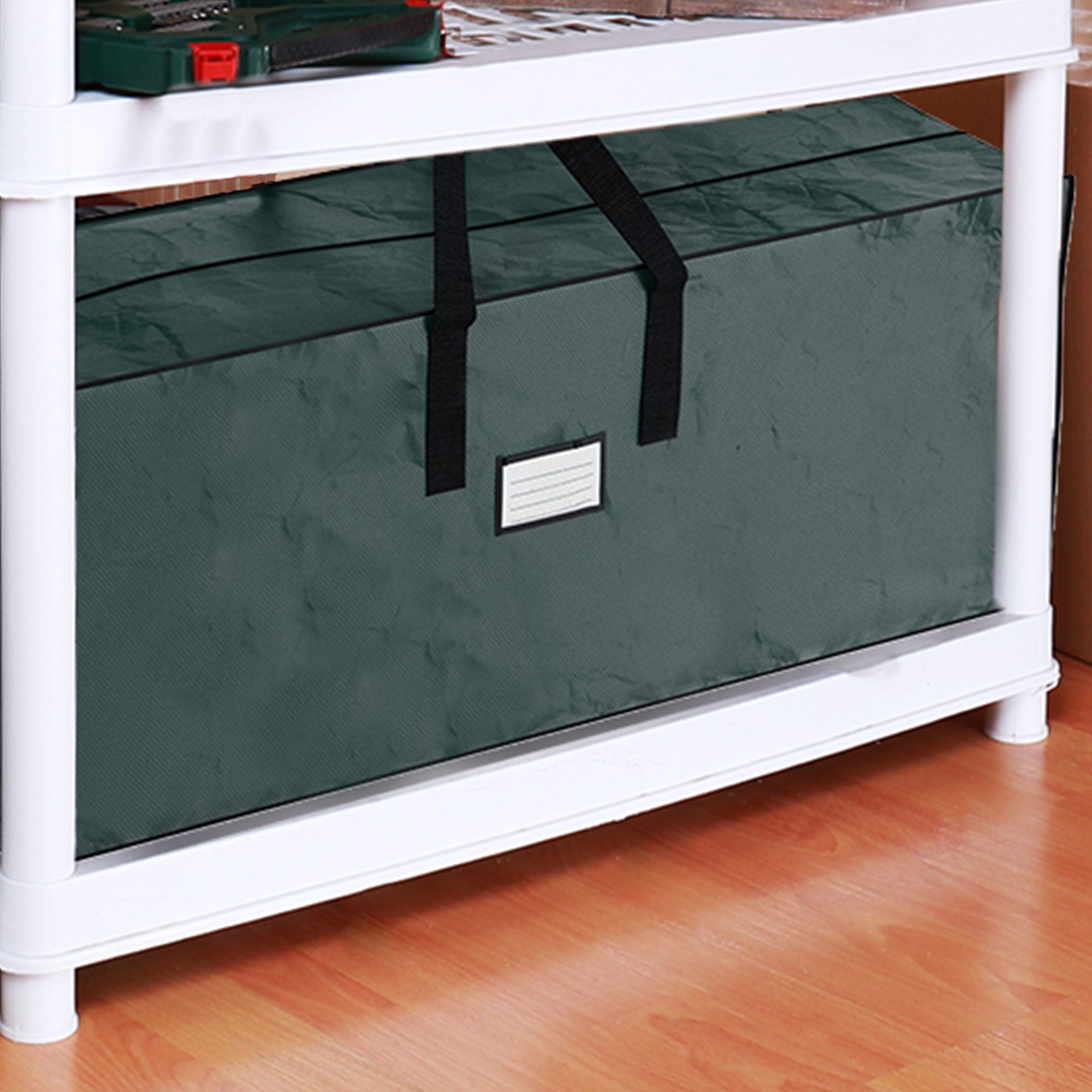 48" Christmas Bag Storage with Handles and Zipper Closure (Green)