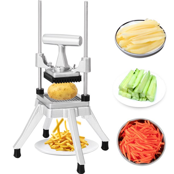 Vegetable Dicer Chopper Commercial Fruit Slicer 1/4″ Blade Heavy Duty Professional Food Dicer