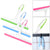 3 Pieces Silicone Streak-Free Handheld Cleaner Squeegee with Hanging Hole for Bathroom, Kitchen, Glass Door